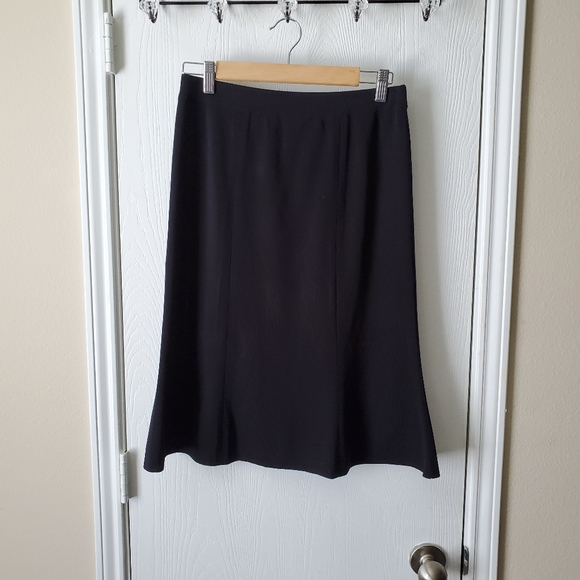 Misook Flared Knee Length Skirt - Picture 2 of 4